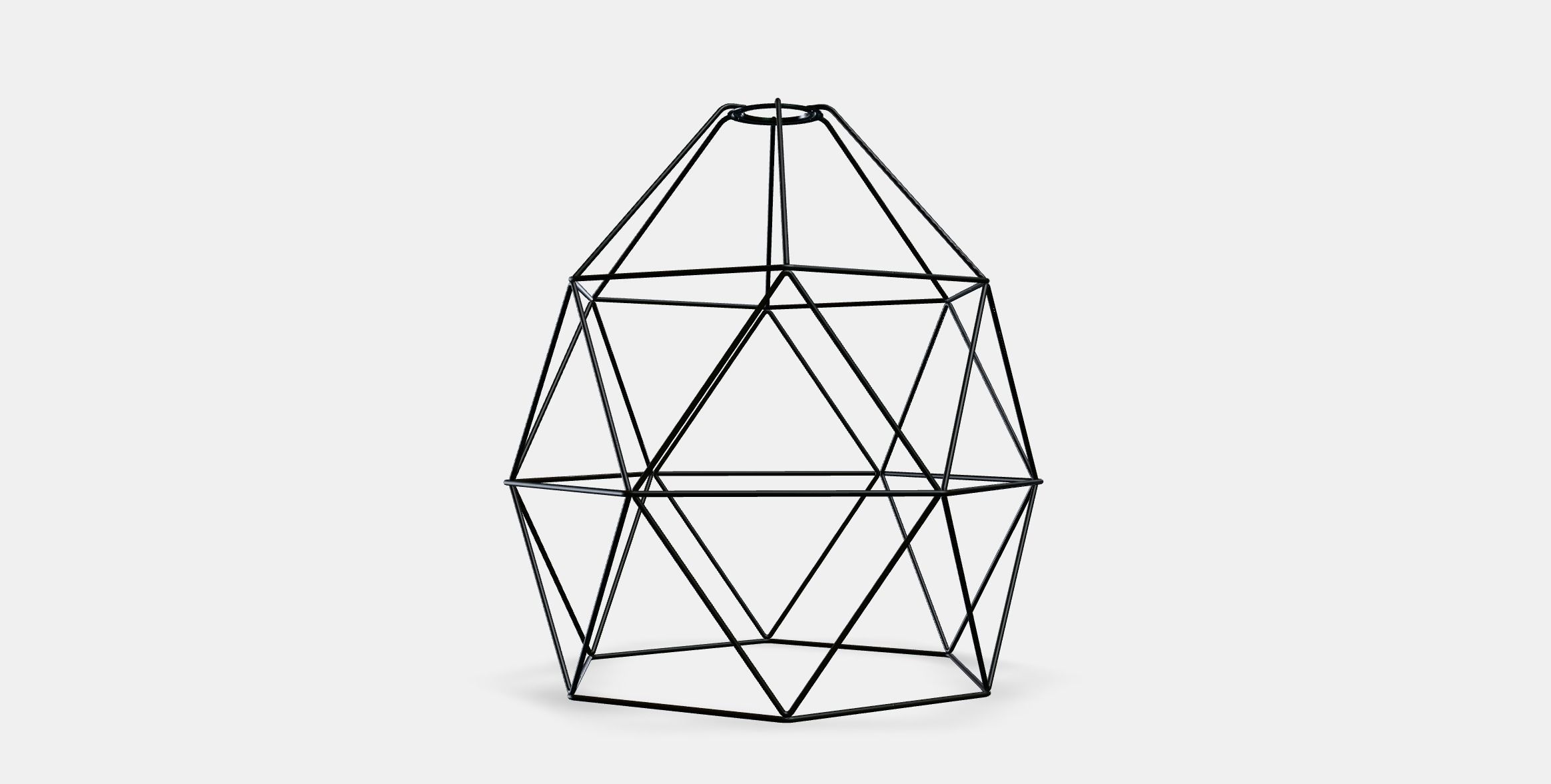BRUNSTA pendant lampshade Low-poly 3D model_3