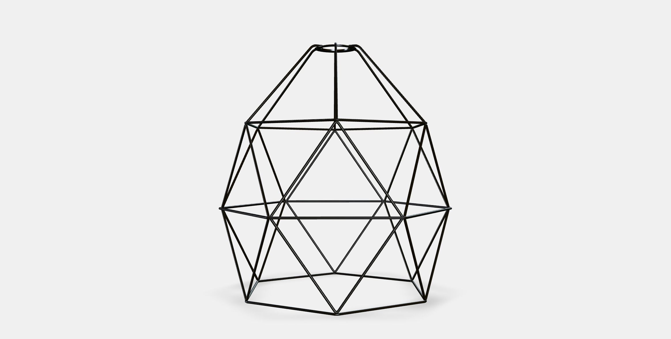 BRUNSTA pendant lampshade Low-poly 3D model_5