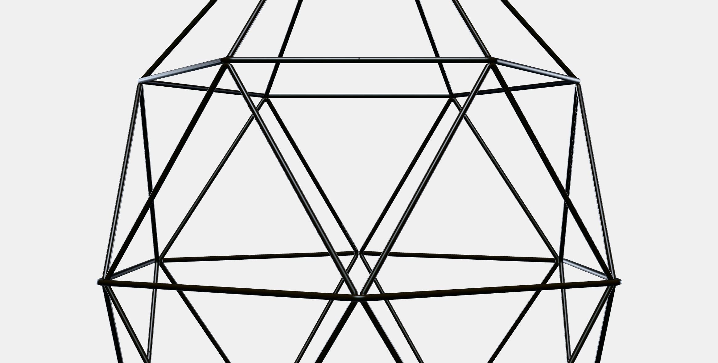 BRUNSTA pendant lampshade Low-poly 3D model_11