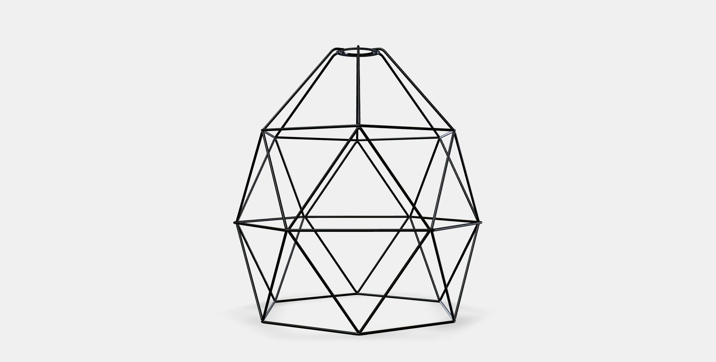 BRUNSTA pendant lampshade Low-poly 3D model_12