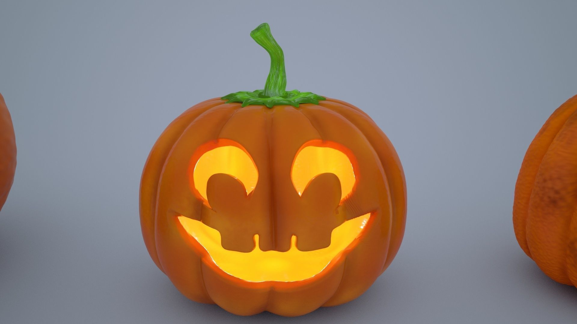 pumkins 6 hallowin 3D model_8