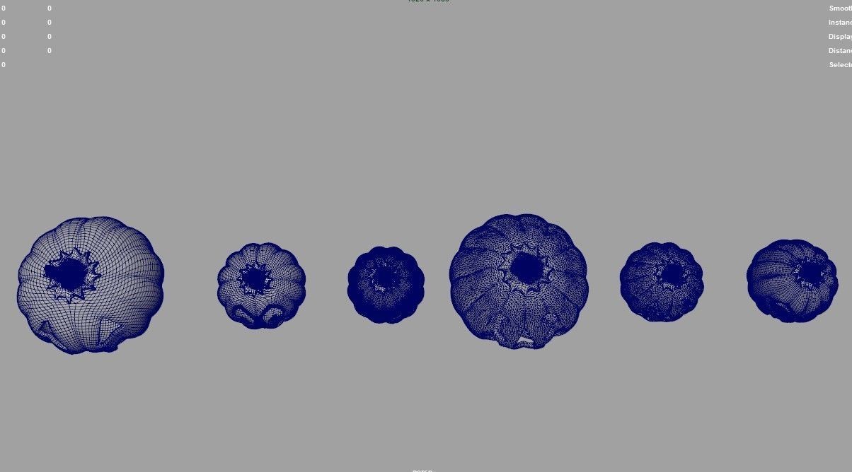 pumkins 6 hallowin 3D model_15