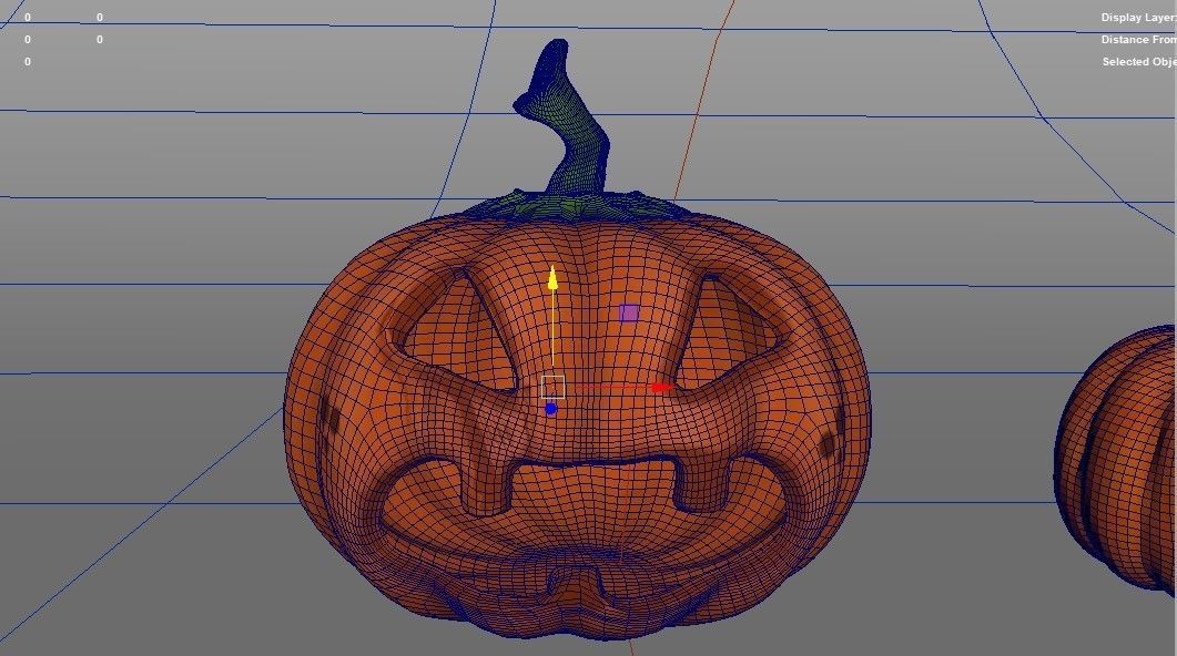 pumkins 6 hallowin 3D model_10