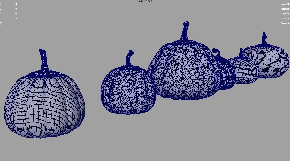 pumkins 6 hallowin 3D model_17