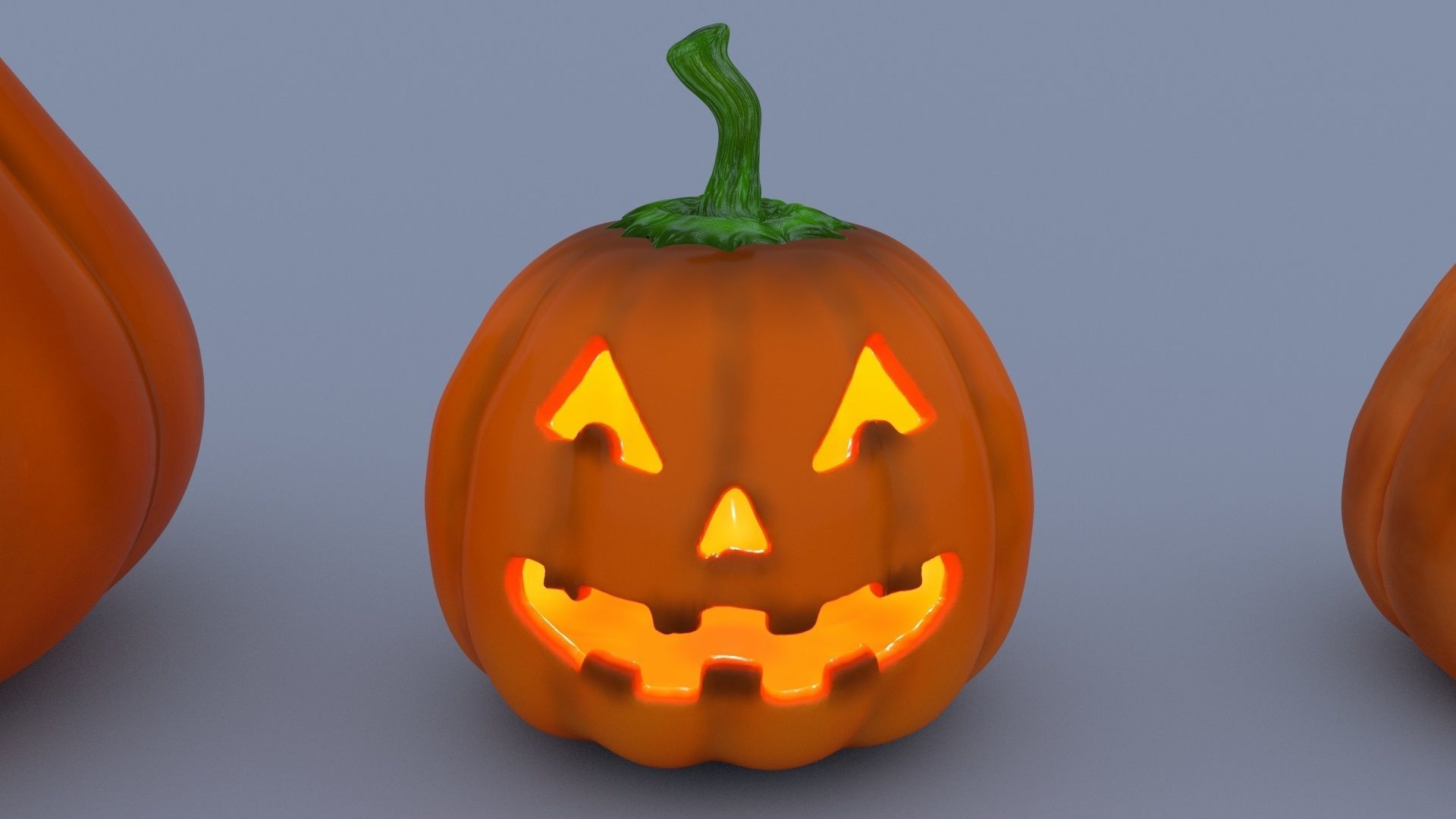 pumkins 6 hallowin 3D model_3