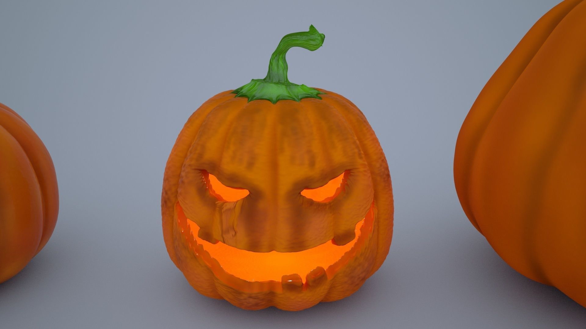 pumkins 6 hallowin 3D model_7