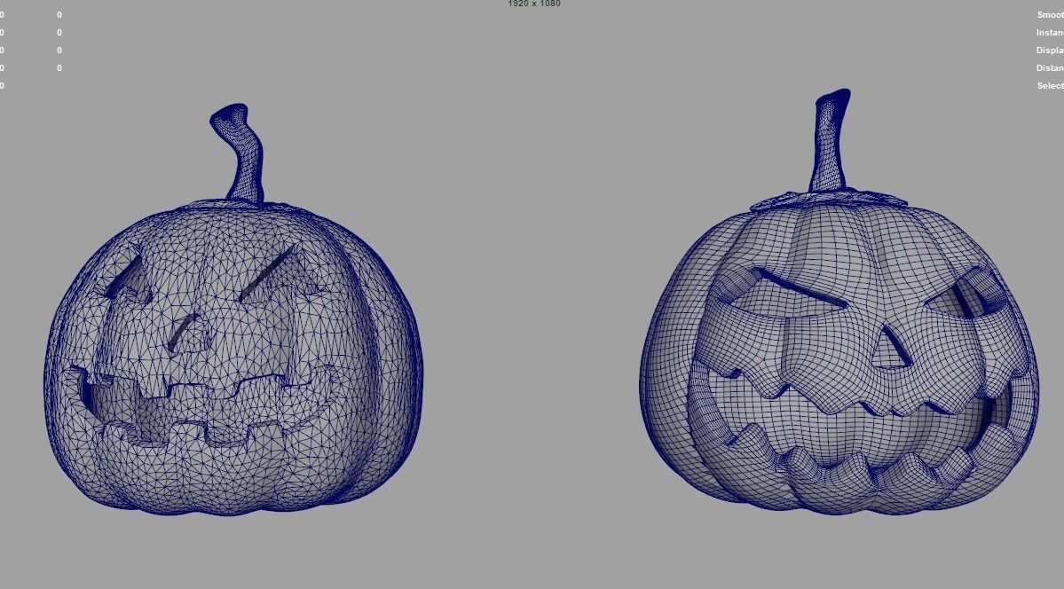 pumkins 6 hallowin 3D model_14