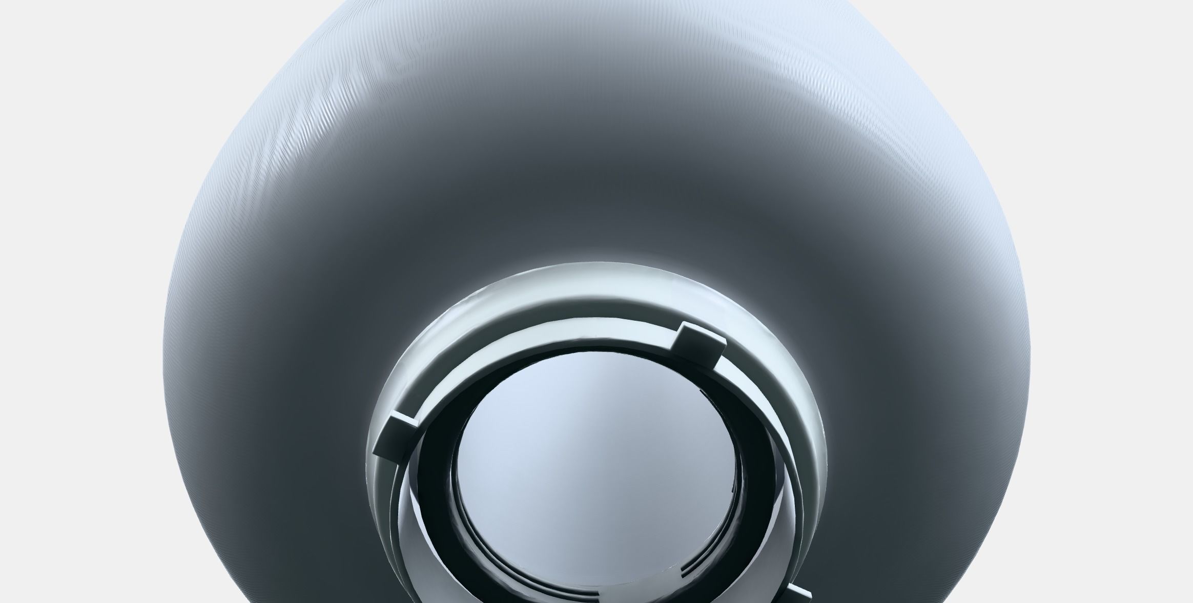 SYMFONISK shade f lamp base WiFi-Speak Low-poly 3D model_8