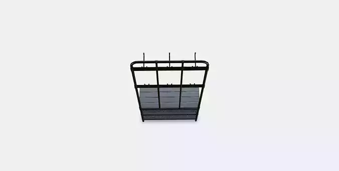 PINNIG coat rack with bench