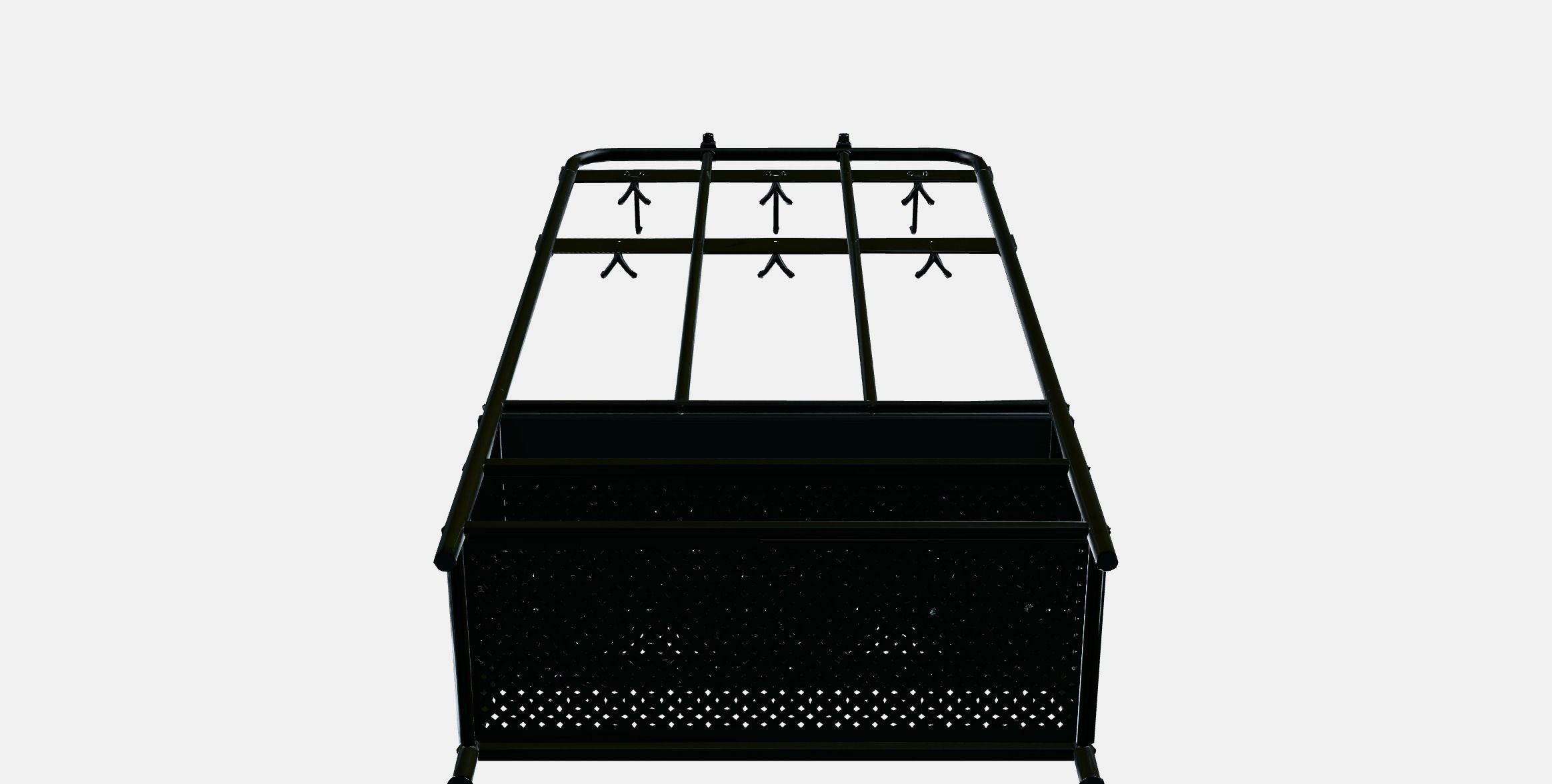 PINNIG coat rack with bench Low-poly 3D model_7