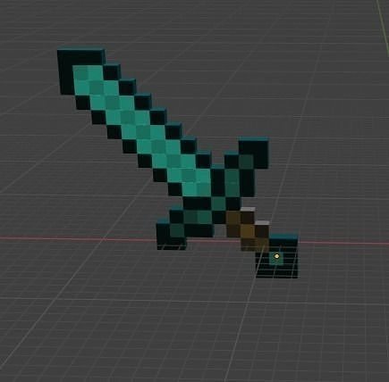 Sword from Minecraft  3D print model