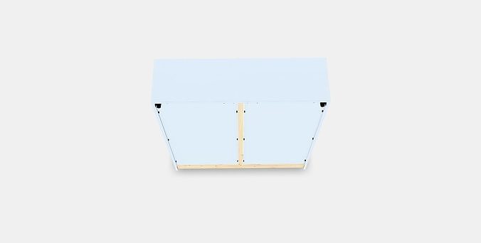 HAVSTA display cabinet with plinth Low-poly 3D model