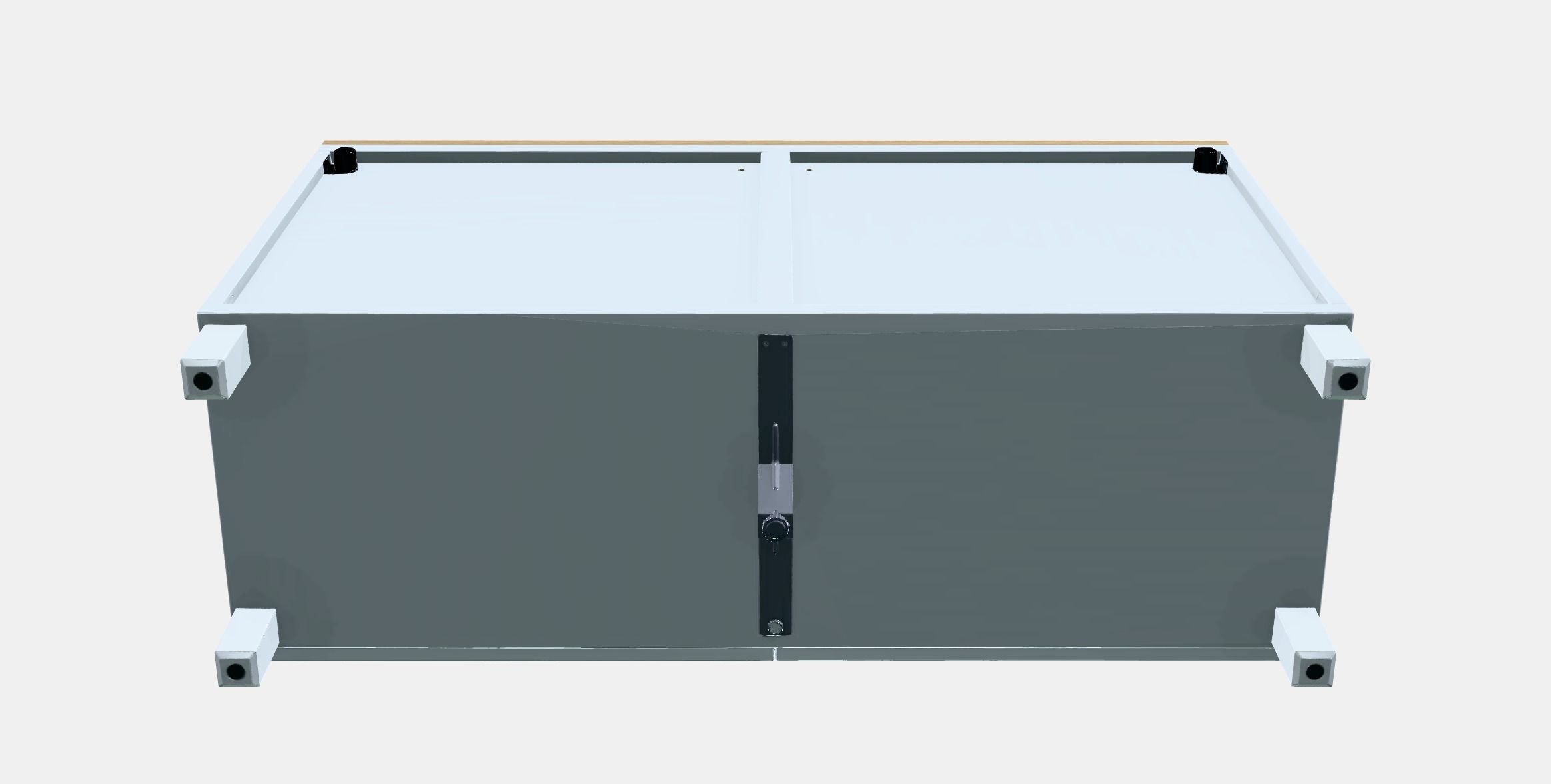 BESTA Storage unit  doors-drawers Low-poly 3D model_8