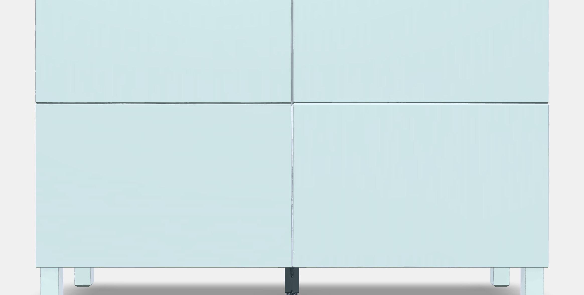 BESTA Storage unit  doors-drawers Low-poly 3D model_11