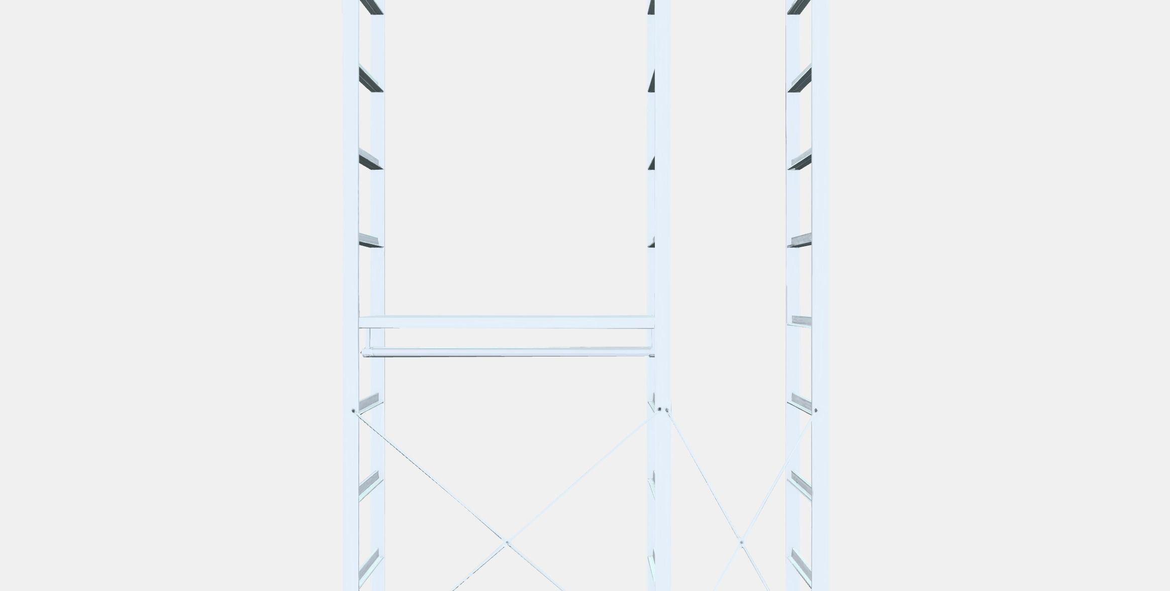 ELVARLI wardrobe combination 1 Low-poly 3D model_15