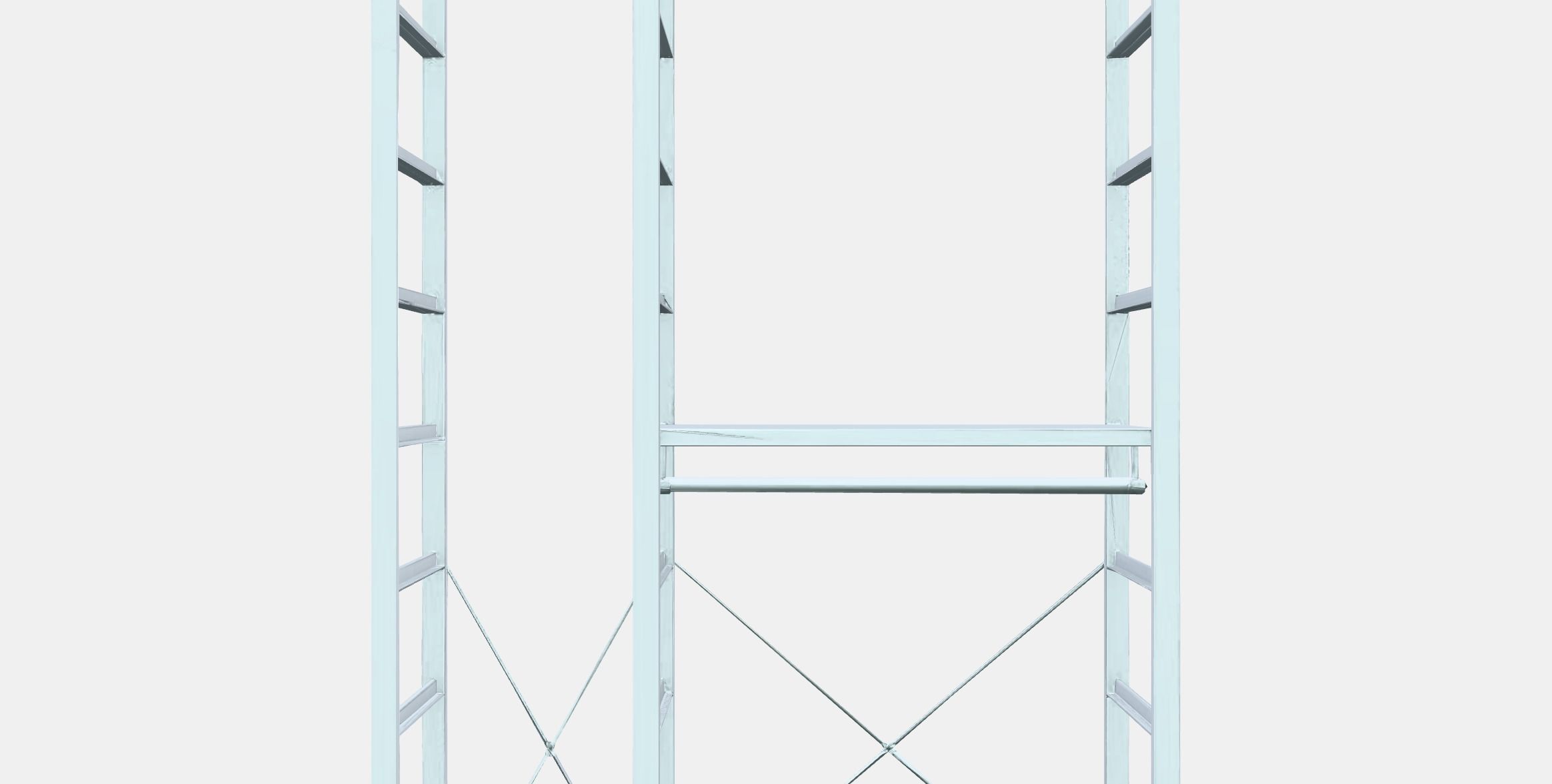 ELVARLI wardrobe combination 1 Low-poly 3D model_11