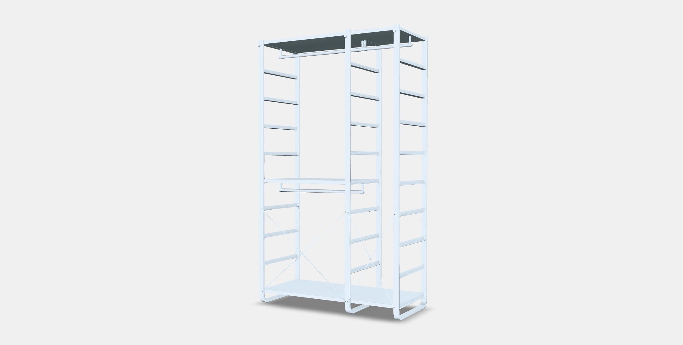 ELVARLI wardrobe combination 1 Low-poly 3D model_5