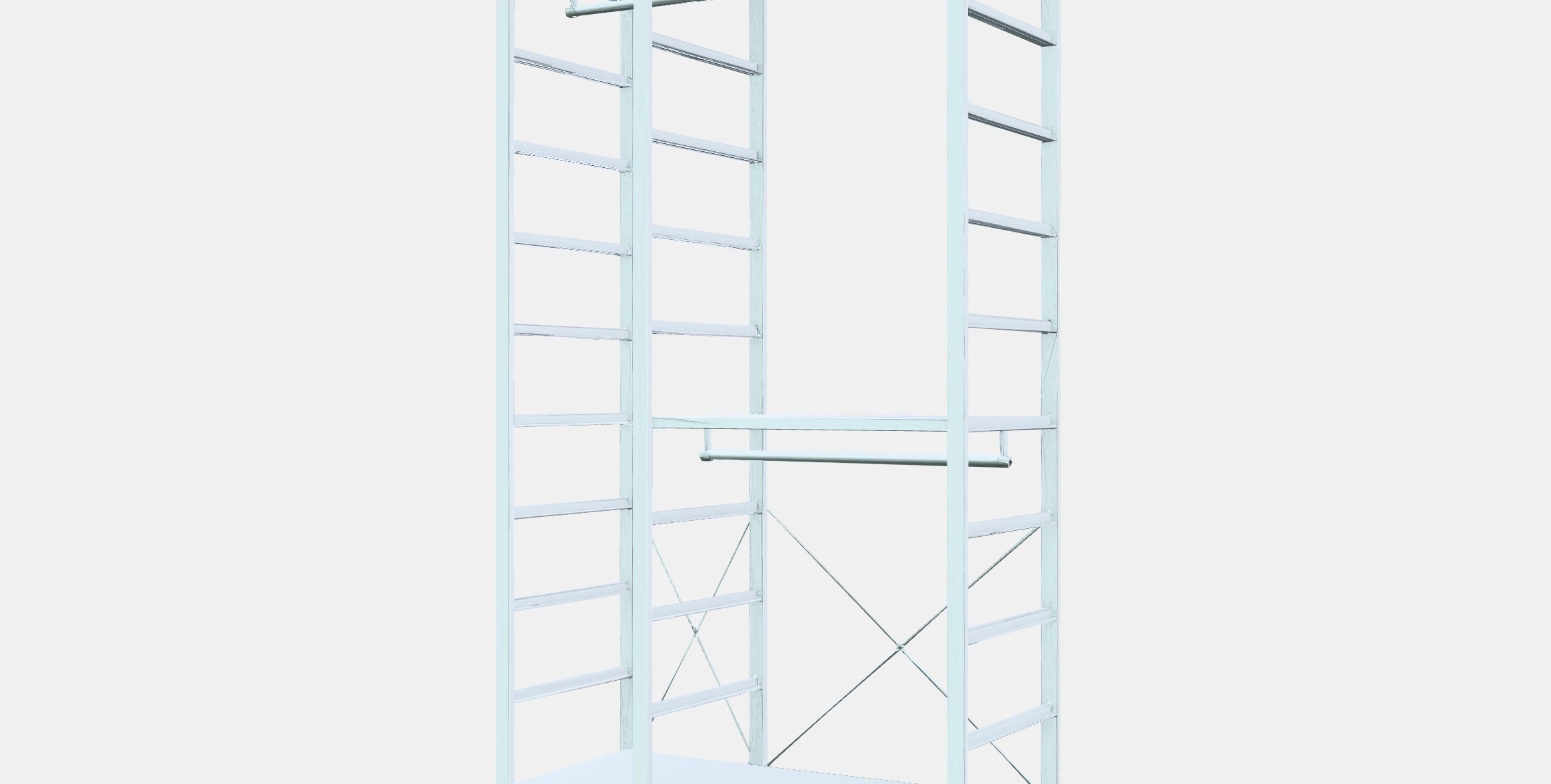 ELVARLI wardrobe combination 1 Low-poly 3D model_13