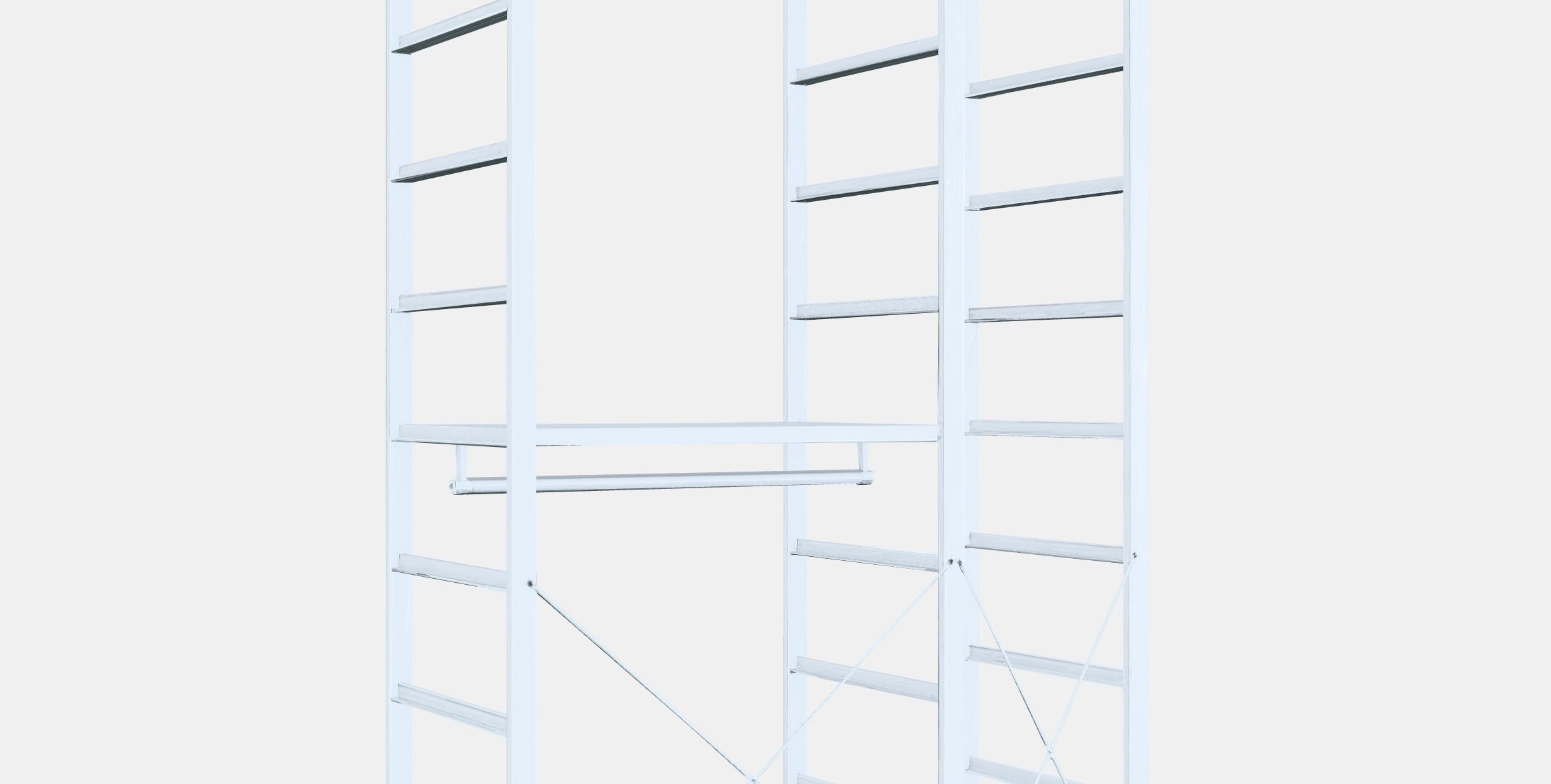 ELVARLI wardrobe combination 1 Low-poly 3D model_2