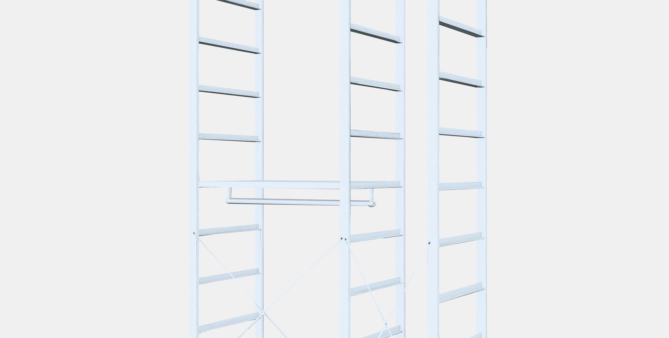 ELVARLI wardrobe combination 1 Low-poly 3D model_6