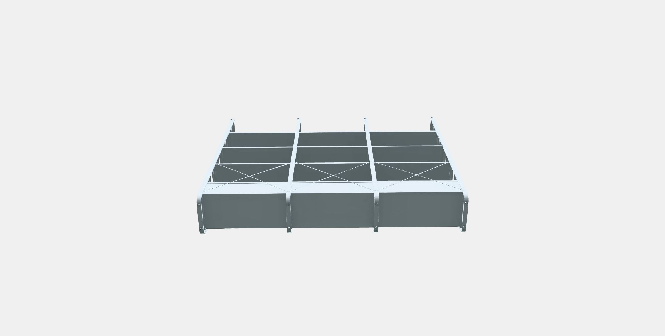 ELVARLI storage comb open 1 Low-poly 3D model_6