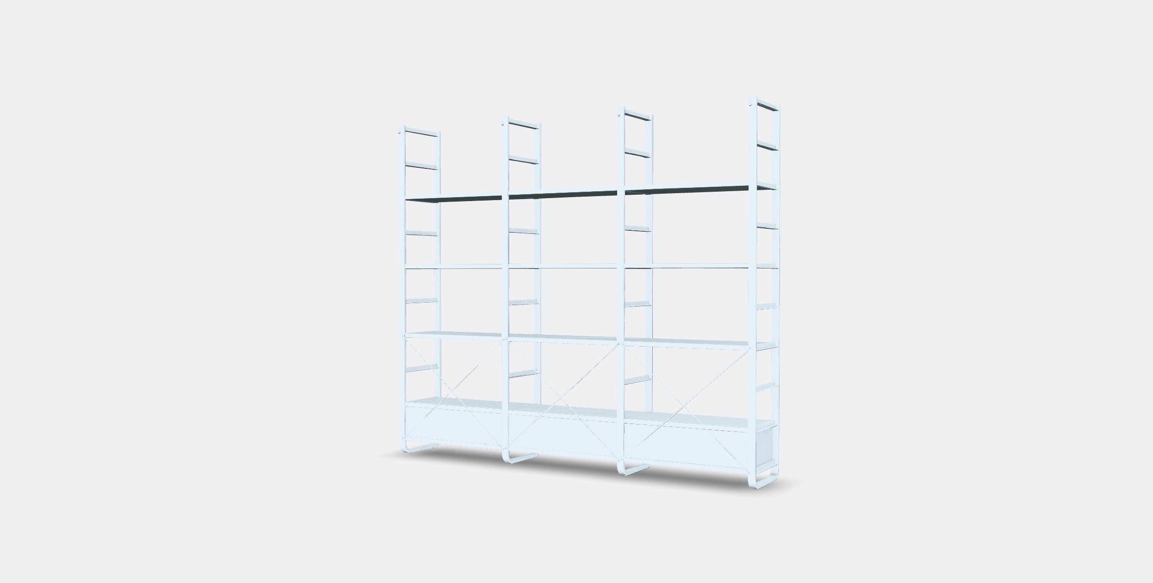 ELVARLI storage comb open 1 Low-poly 3D model_3