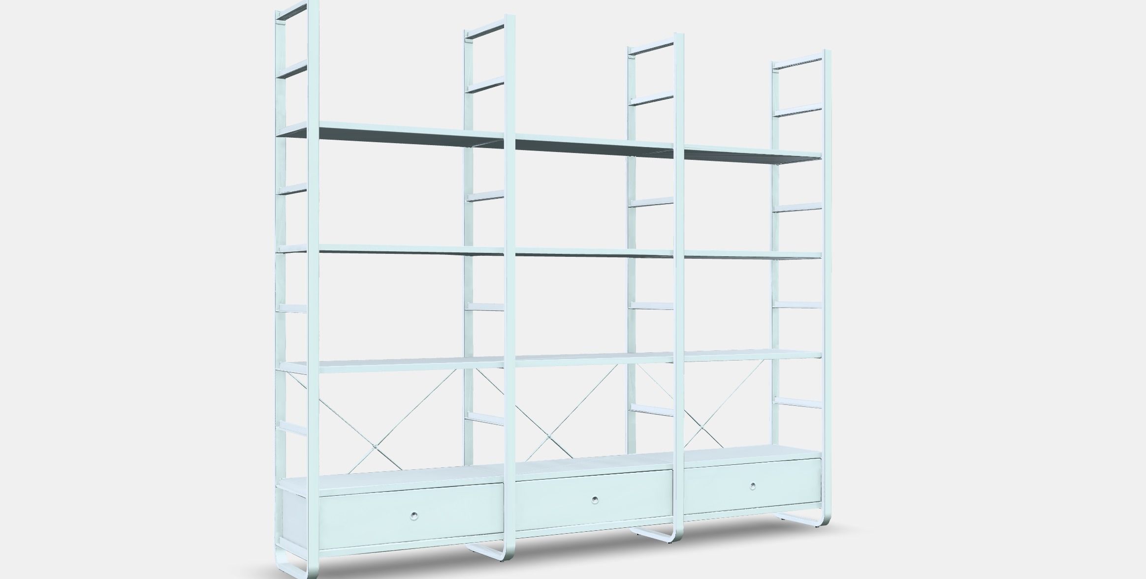 ELVARLI storage comb open 1 Low-poly 3D model_9