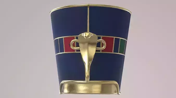 QUEEN NEFERTITI CROWN 3D MODEL  3D model QUEEN NEFERTITI CROWN 3D MODEL  3D model