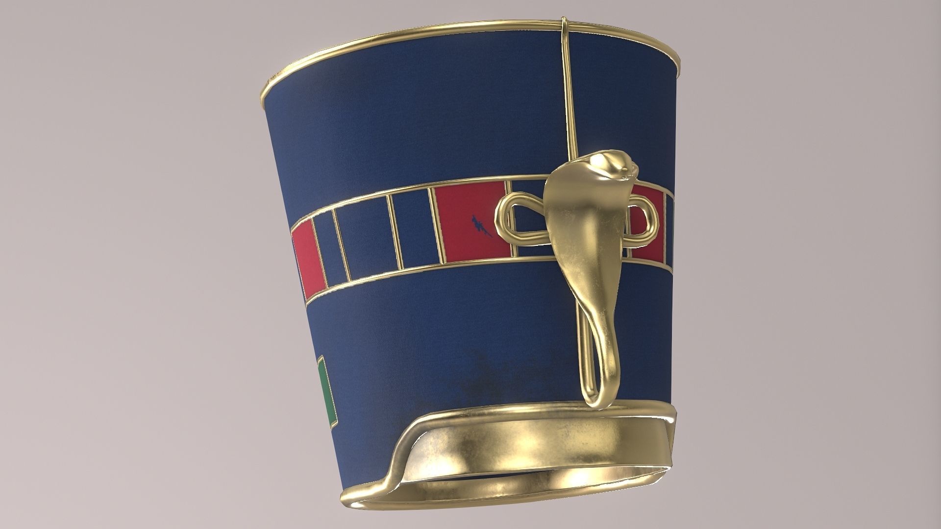 QUEEN NEFERTITI CROWN 3D MODEL  3D model_2