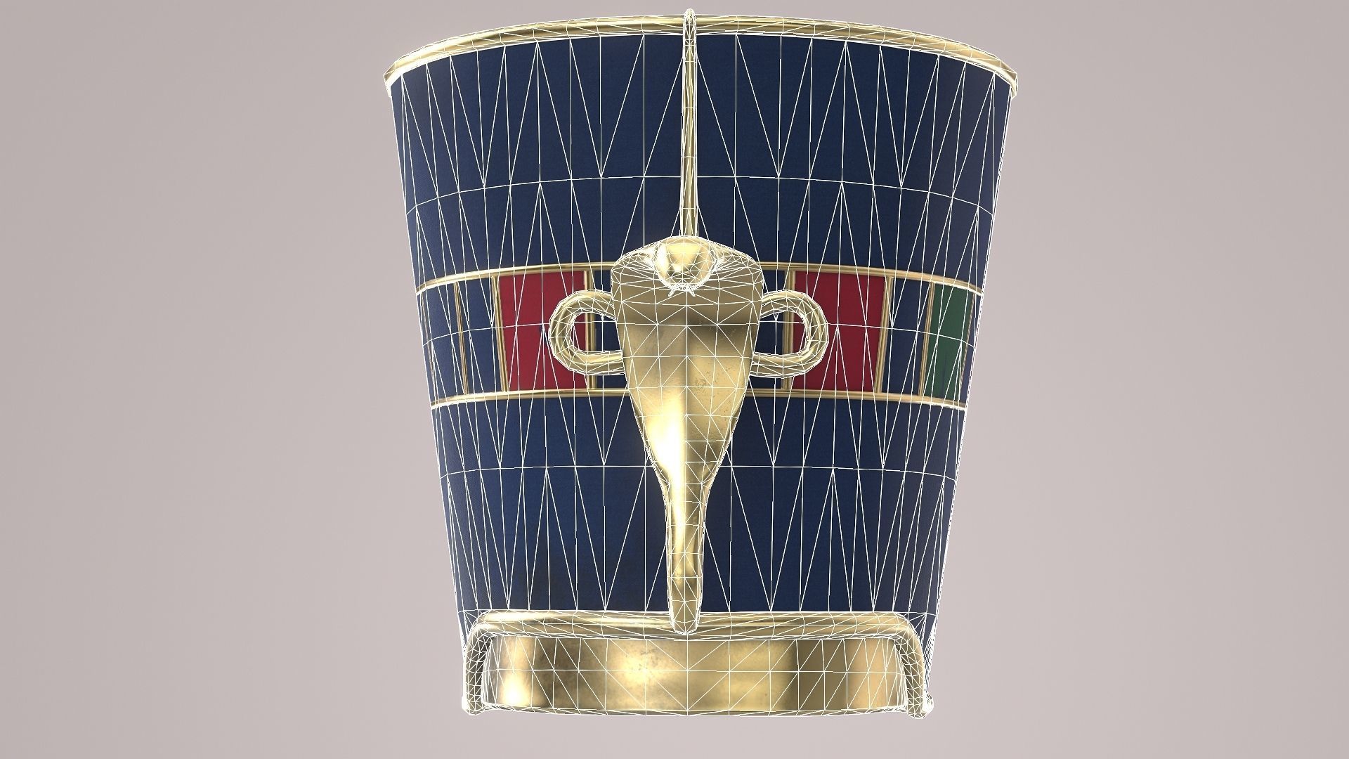 QUEEN NEFERTITI CROWN 3D MODEL  3D model_9