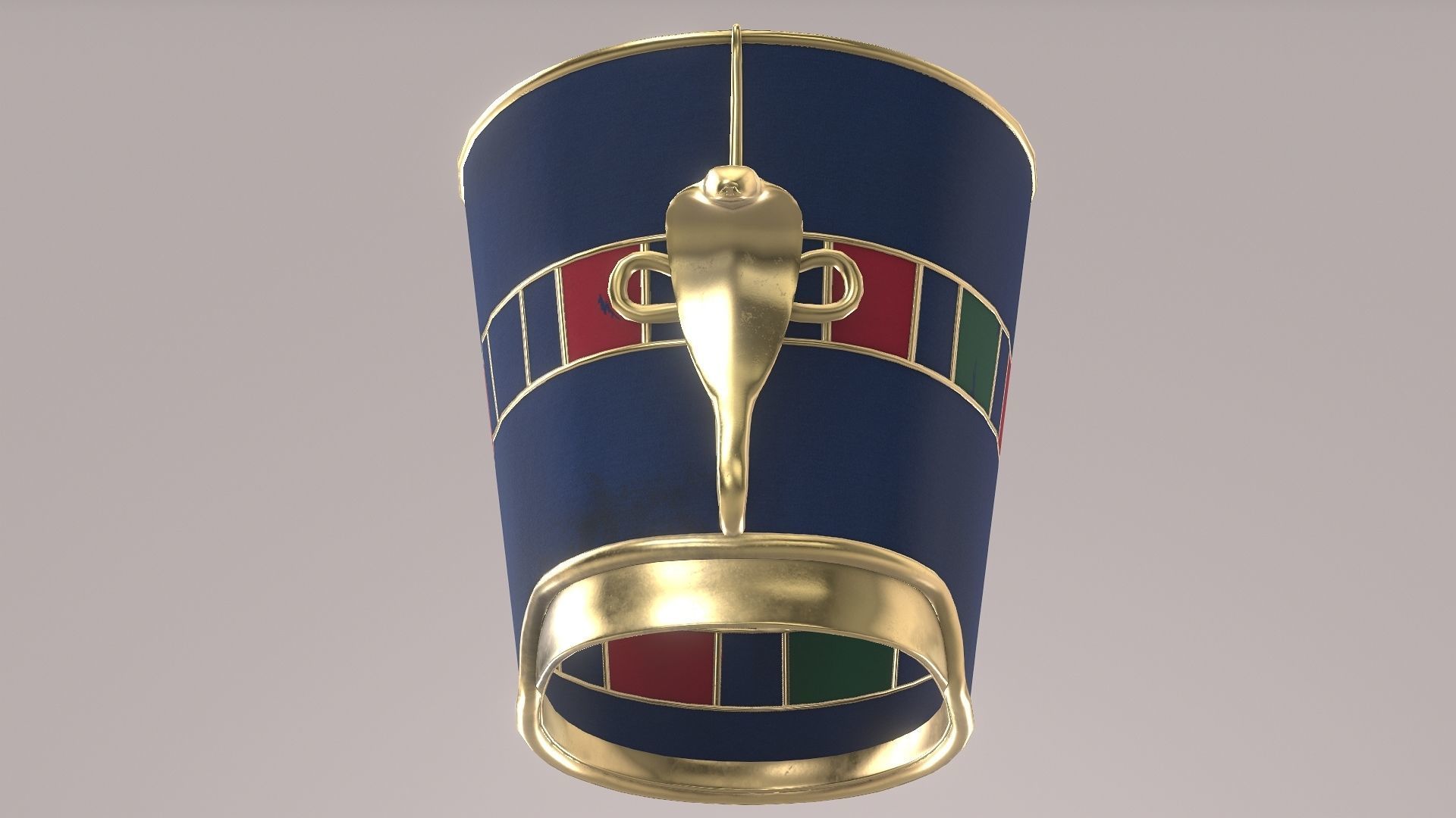 QUEEN NEFERTITI CROWN 3D MODEL  3D model_6