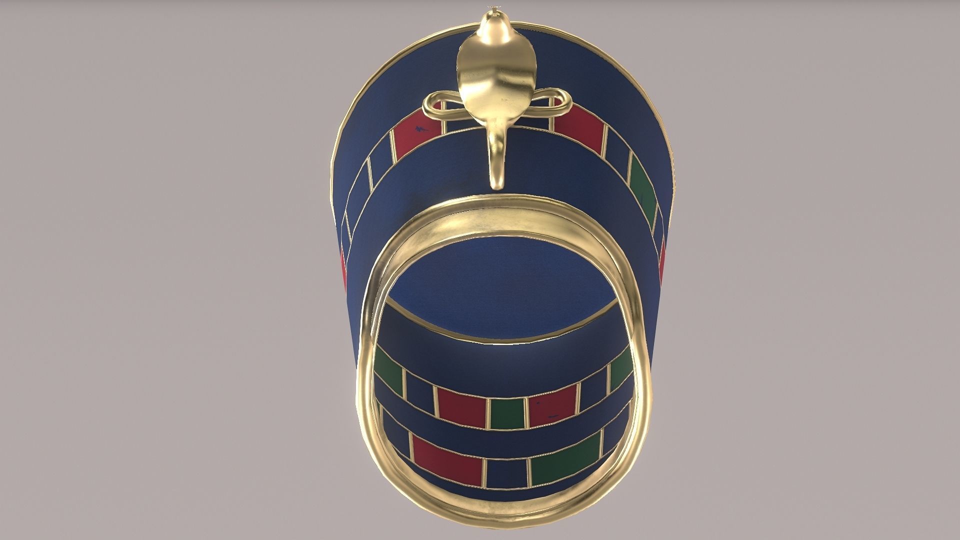 QUEEN NEFERTITI CROWN 3D MODEL  3D model_4