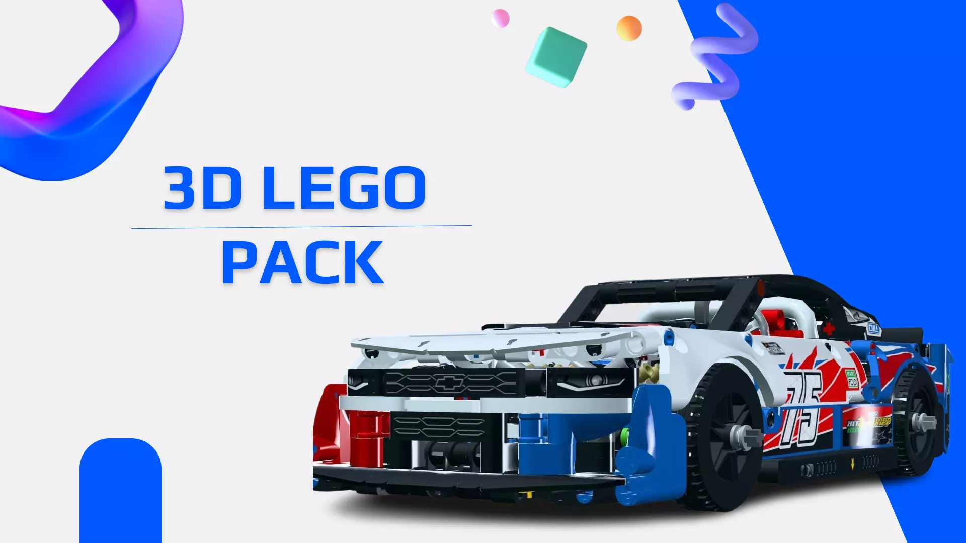 3D Lego Pack 3D model