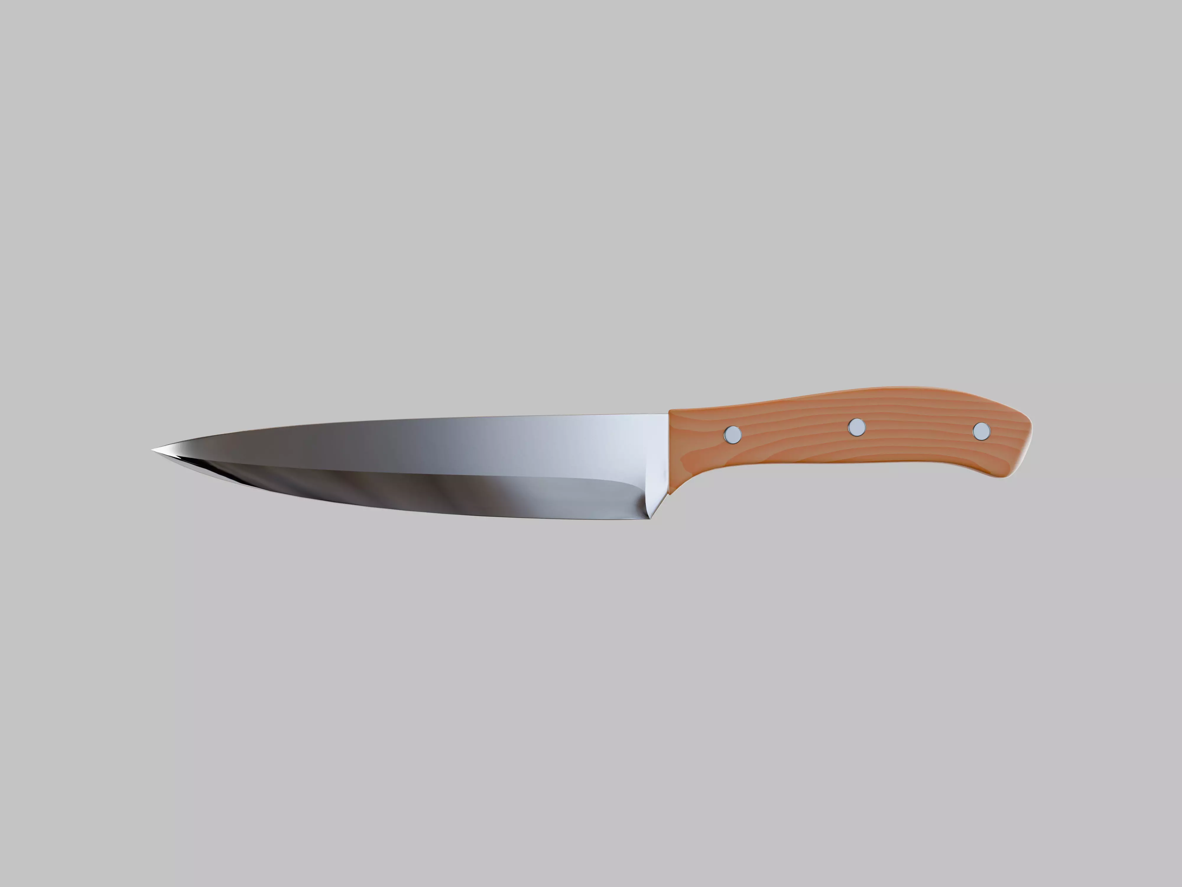 Kitchen Knife 3D model 3D model_0