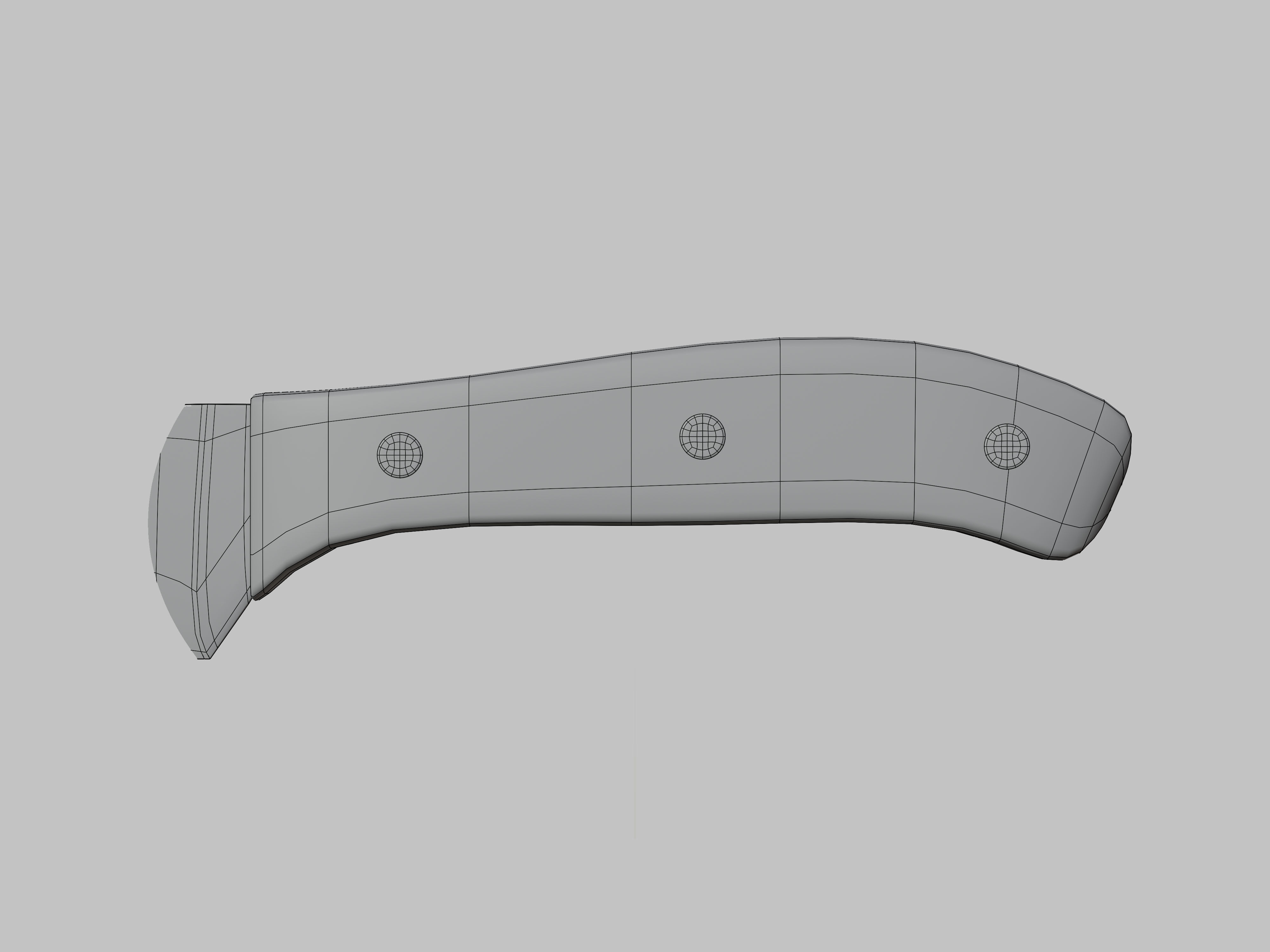 Kitchen Knife 3D model 3D model_10