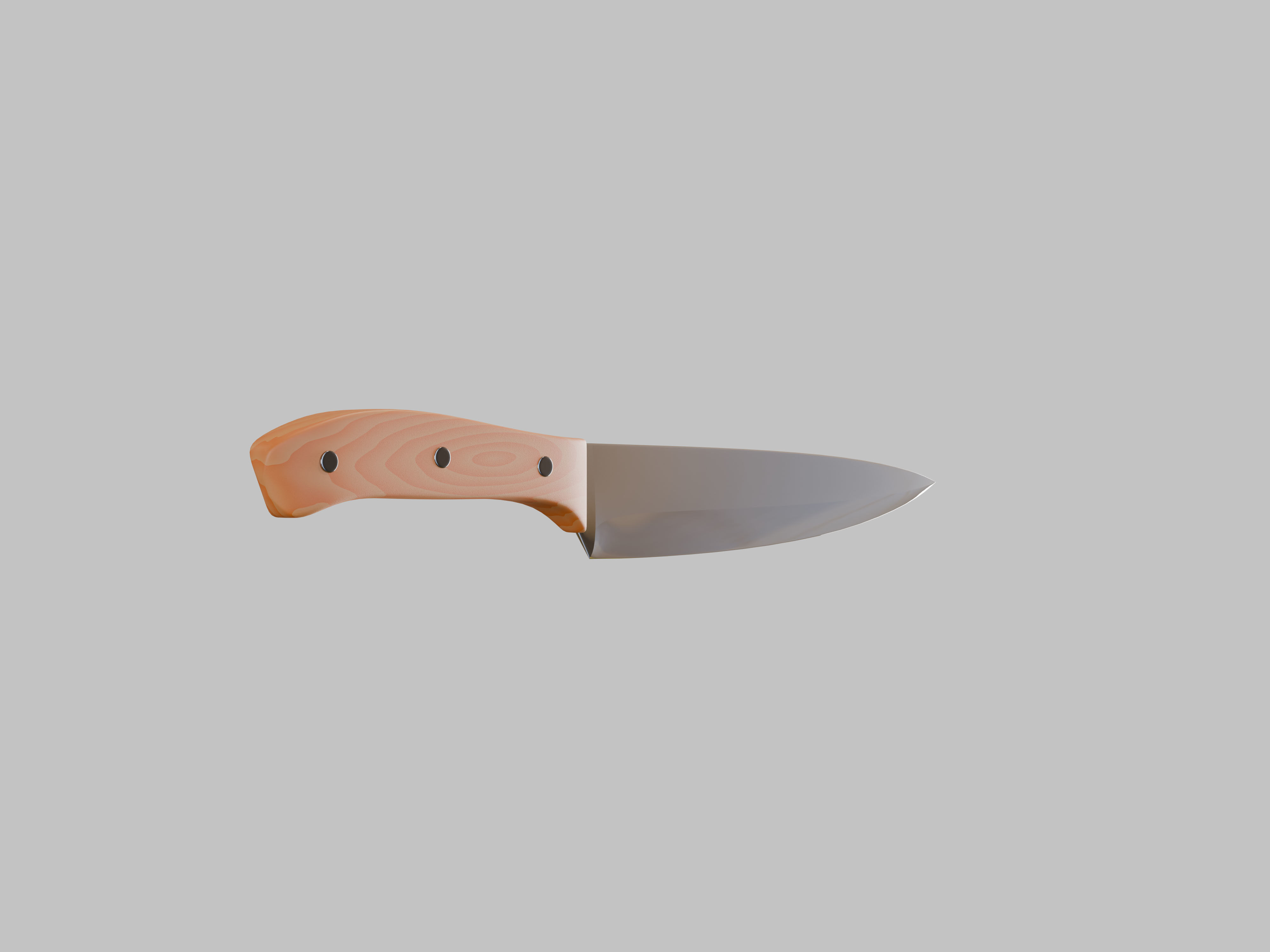 Kitchen Knife 3D model 3D model_3