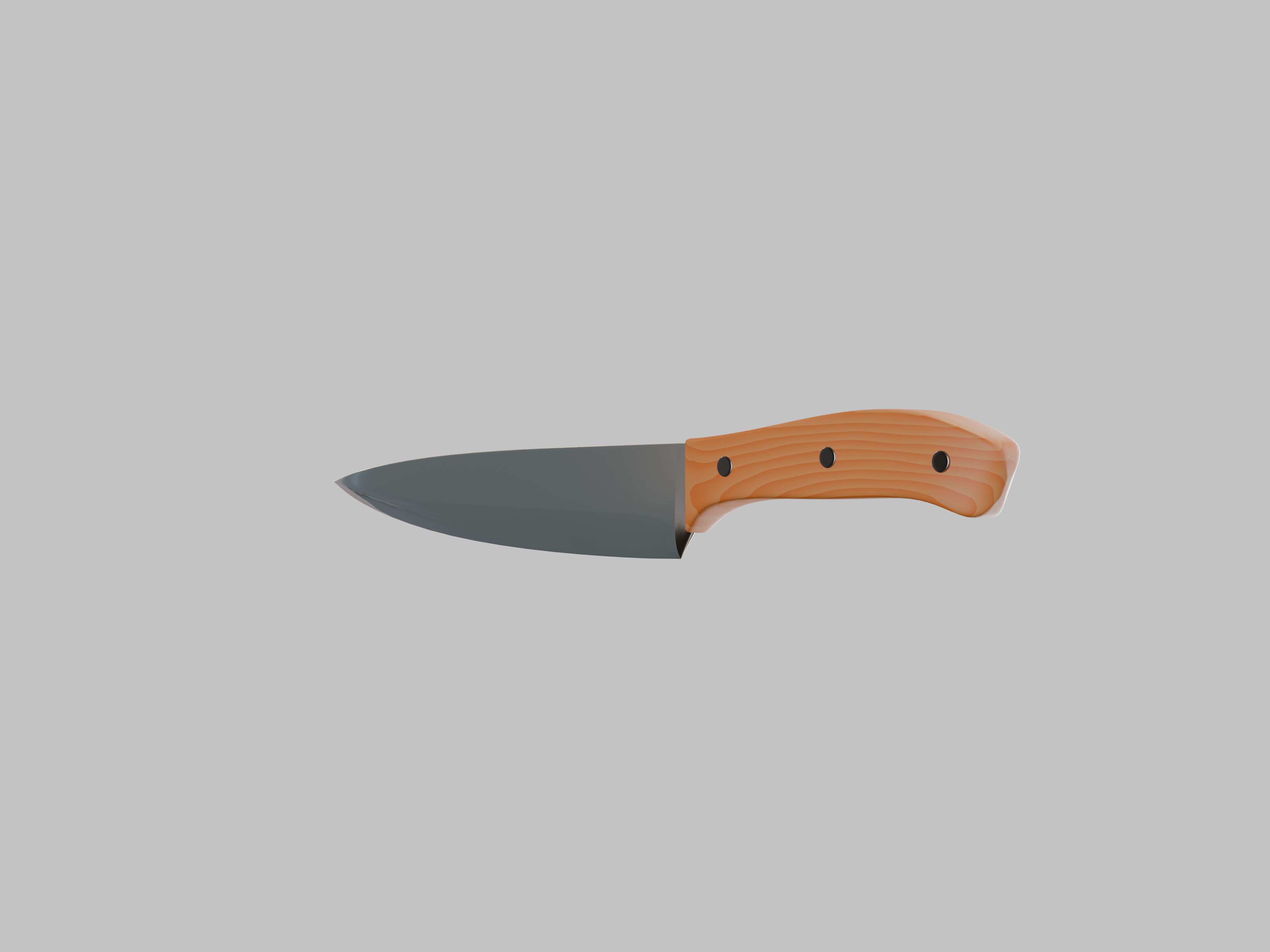 Kitchen Knife 3D model 3D model_1