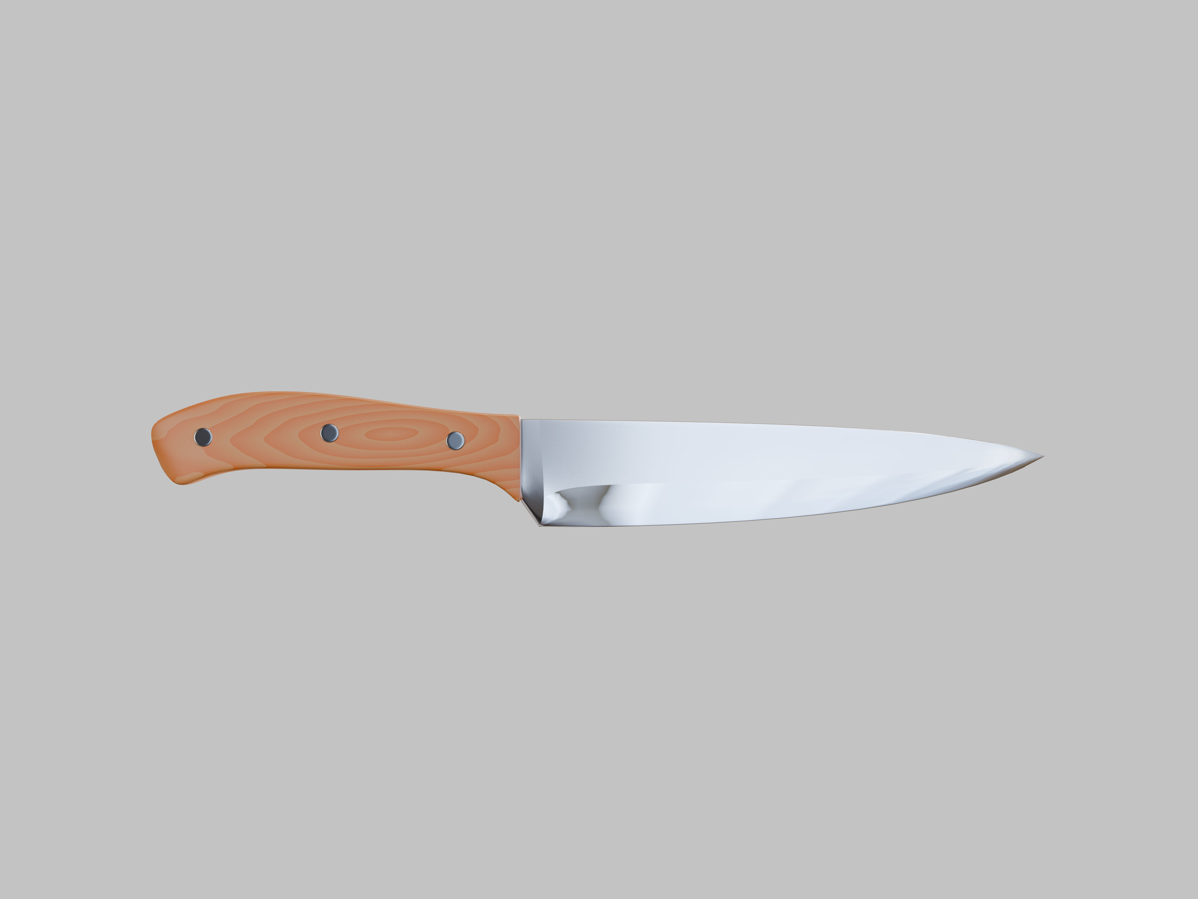Kitchen Knife 3D model 3D model_4