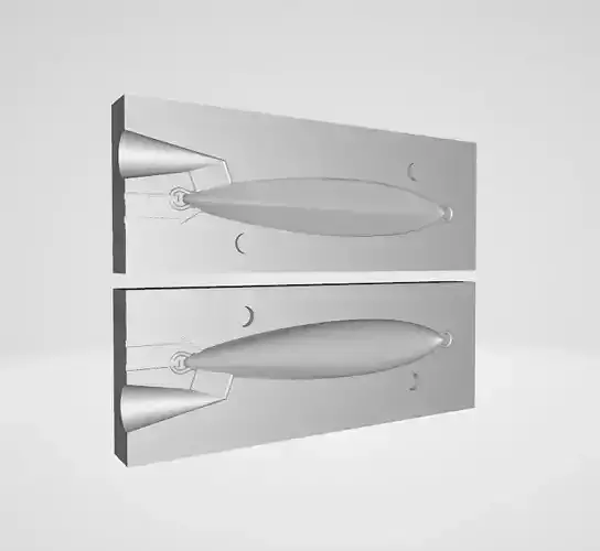 EMS JIG -130gr slow jig CNC MOLD