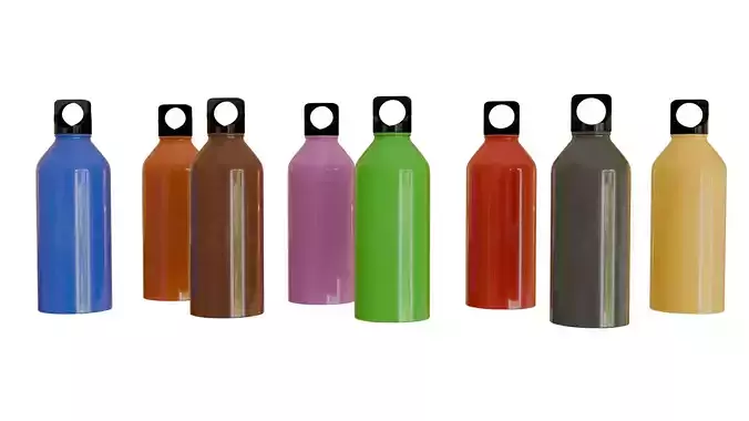 The 8 Portable Steel Drink Bottle Colour Collection