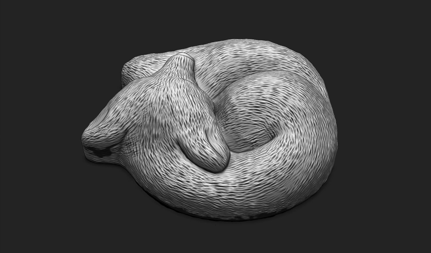 Fox Animal 3D STL File for 3D Printing 3D print model_8