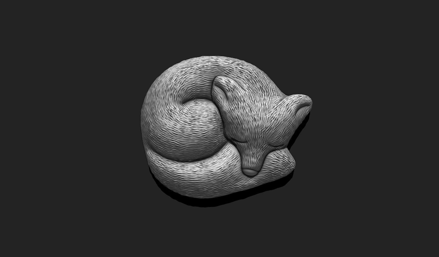 Fox Animal 3D STL File for 3D Printing 3D print model_2