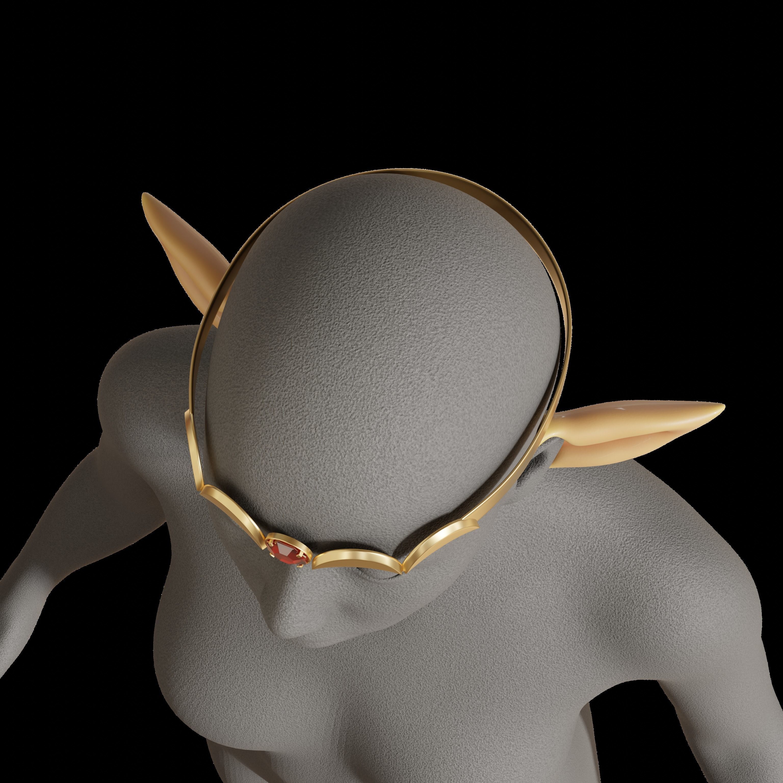 LEGEND OF ZELDA ECHOES OF WISDOM TRI ROD STAFF TIARA CROWN 3D print model_5