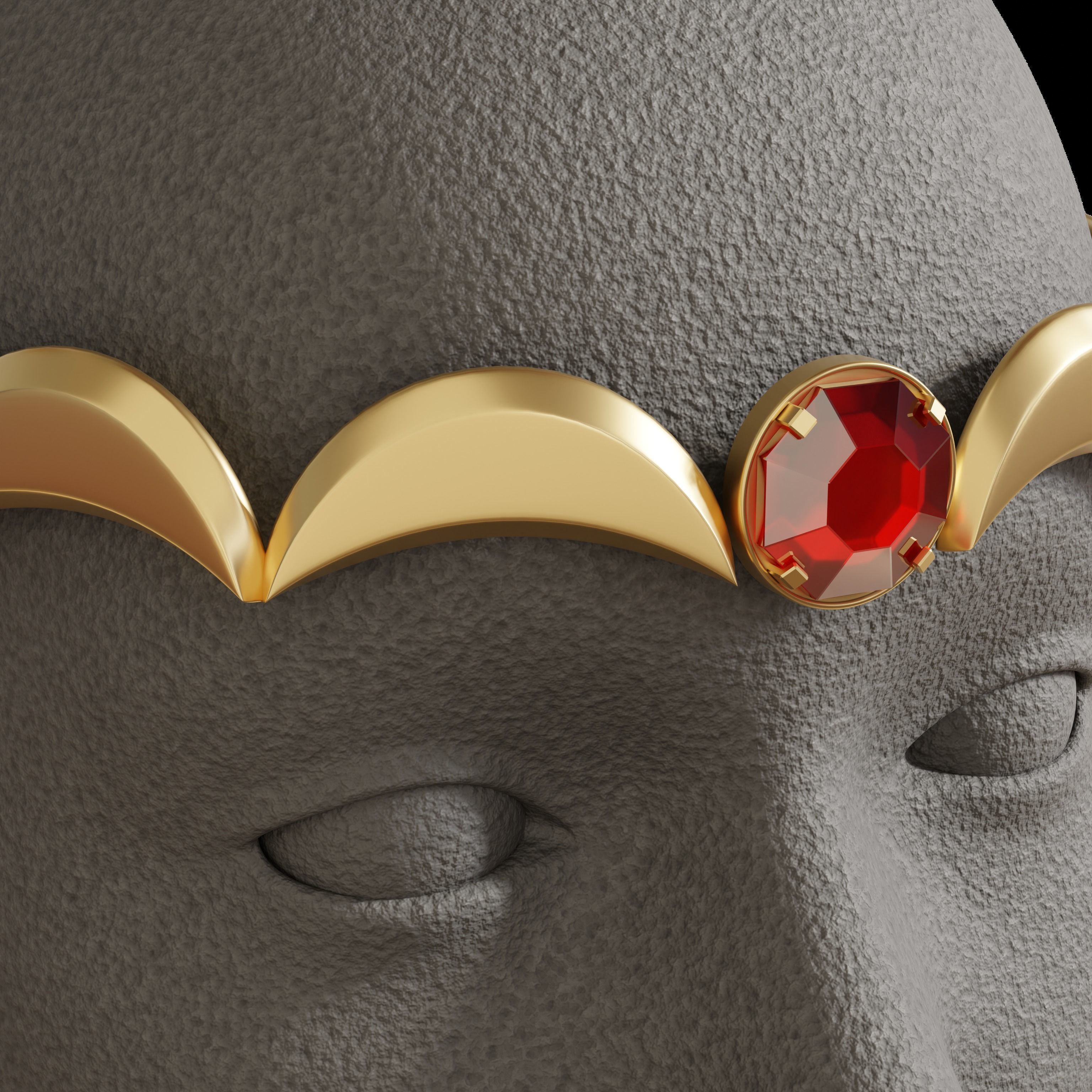 LEGEND OF ZELDA ECHOES OF WISDOM TRI ROD STAFF TIARA CROWN 3D print model_12