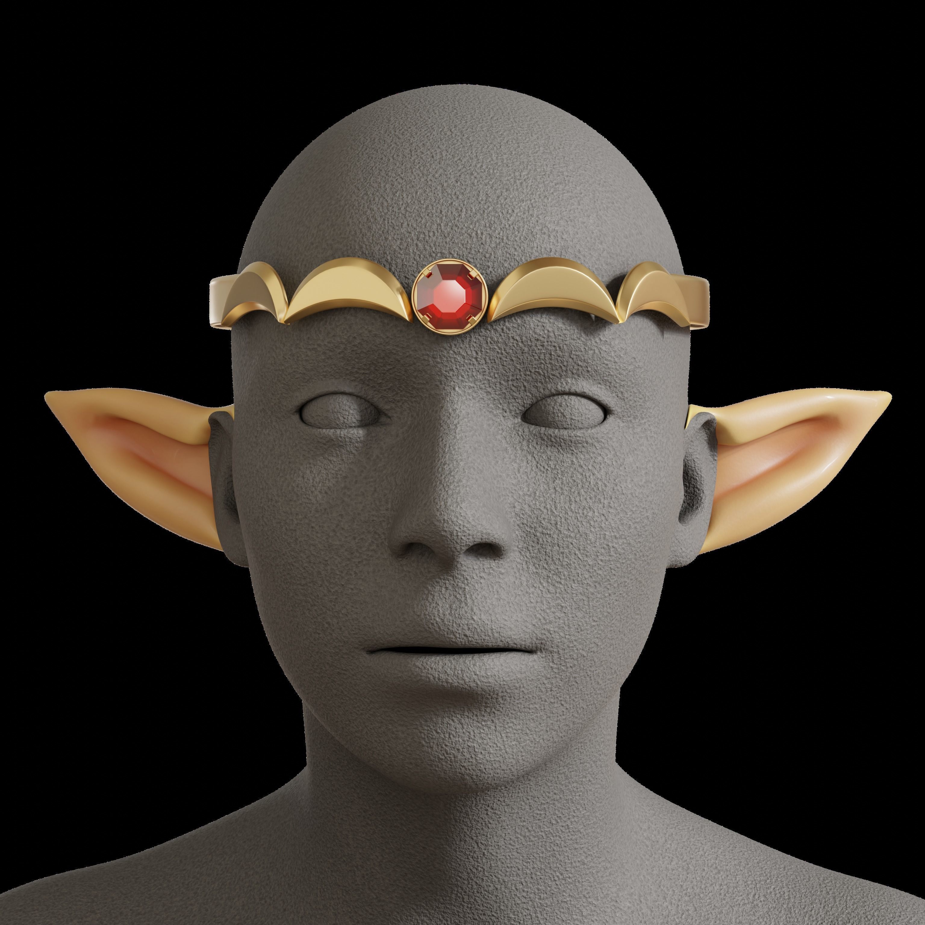 LEGEND OF ZELDA ECHOES OF WISDOM TRI ROD STAFF TIARA CROWN 3D print model_9