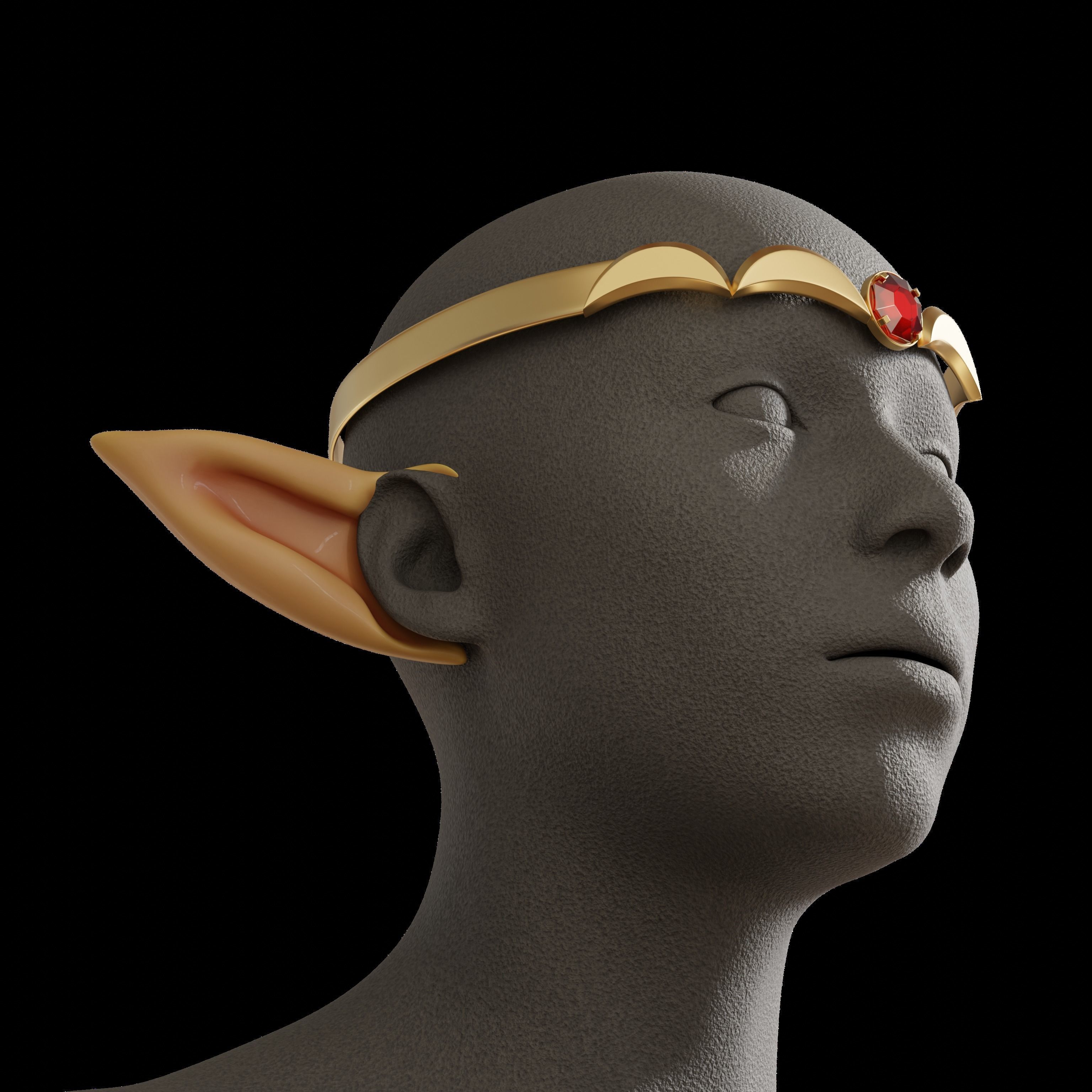 LEGEND OF ZELDA ECHOES OF WISDOM TRI ROD STAFF TIARA CROWN 3D print model_7