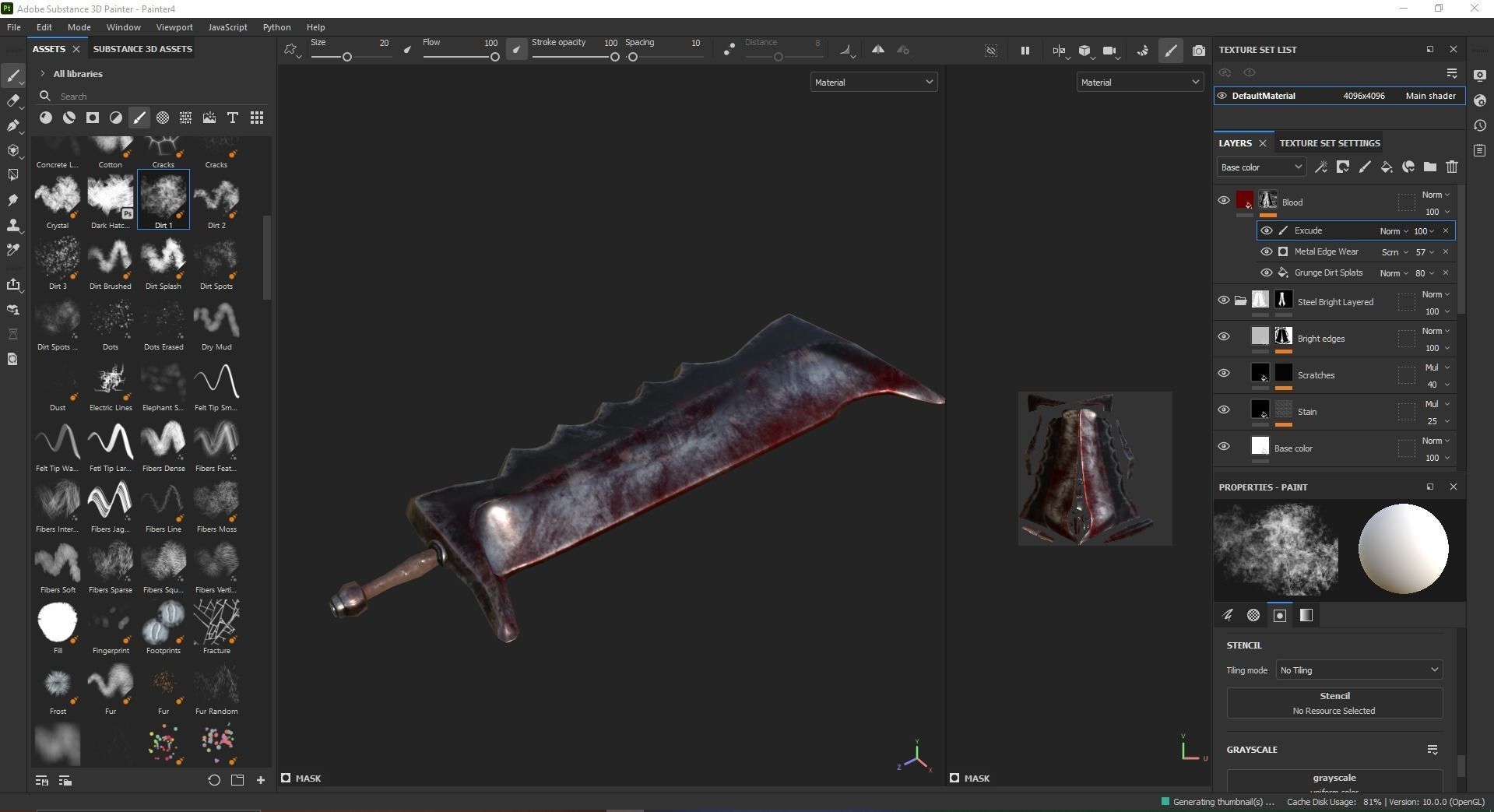 Berserk Sword Collection Low-poly 3D model_13