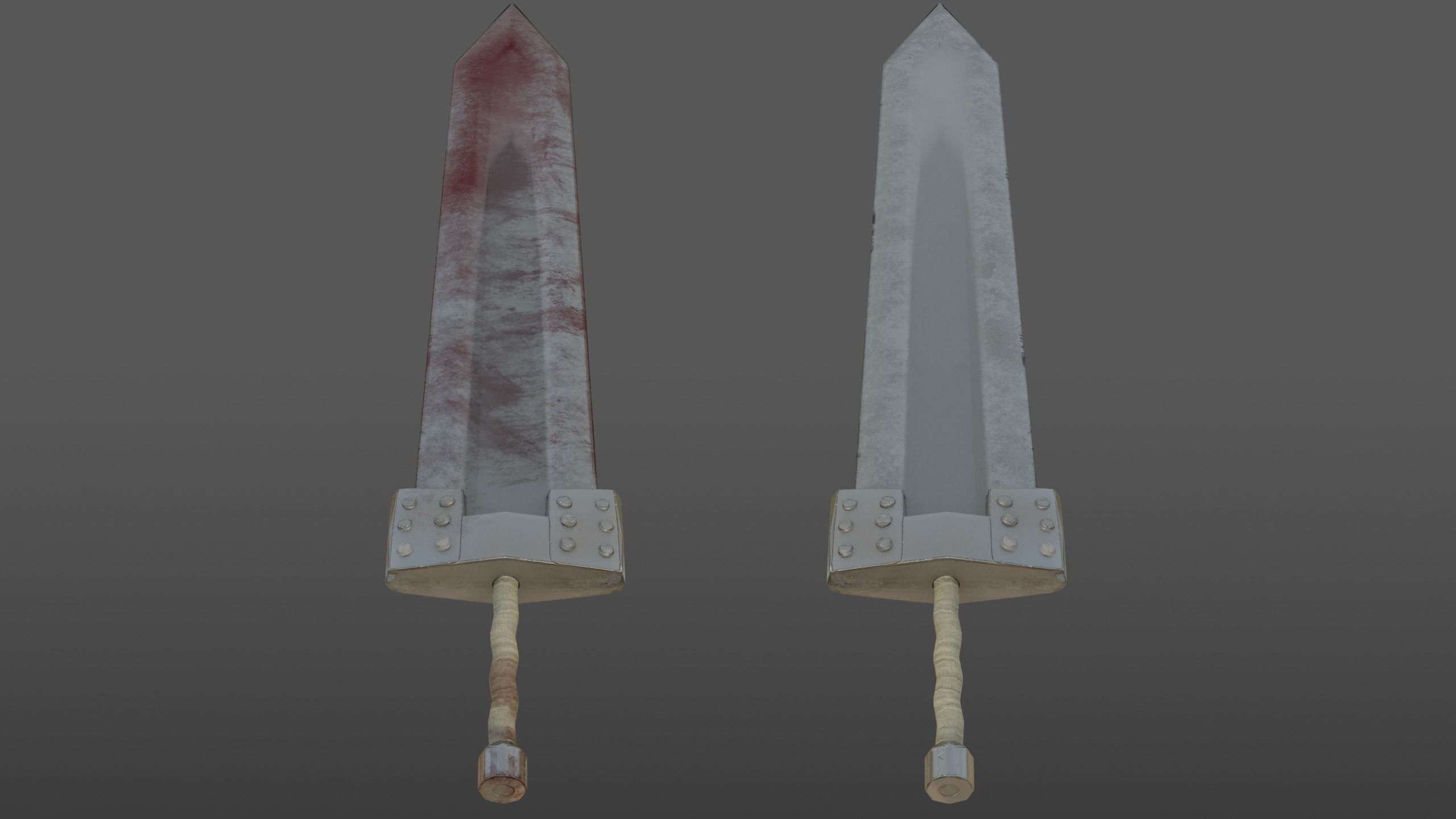 Berserk Sword Collection Low-poly 3D model_10