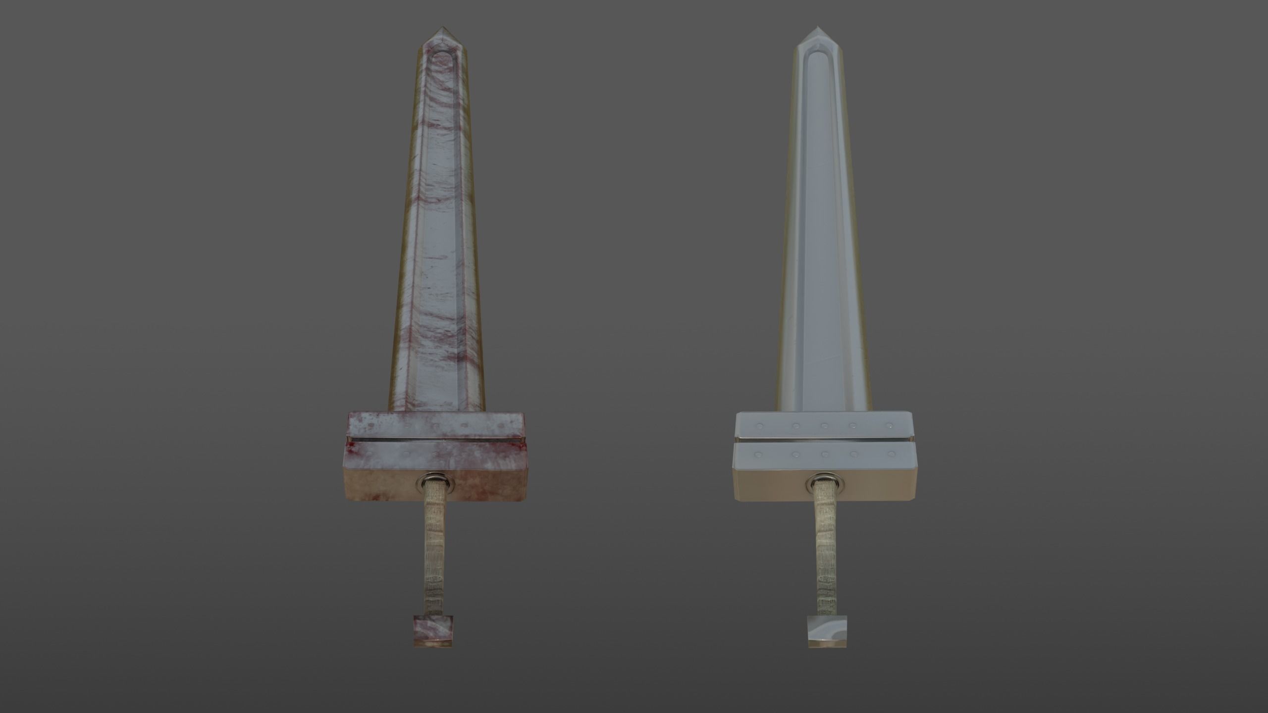 Berserk Sword Collection Low-poly 3D model_7