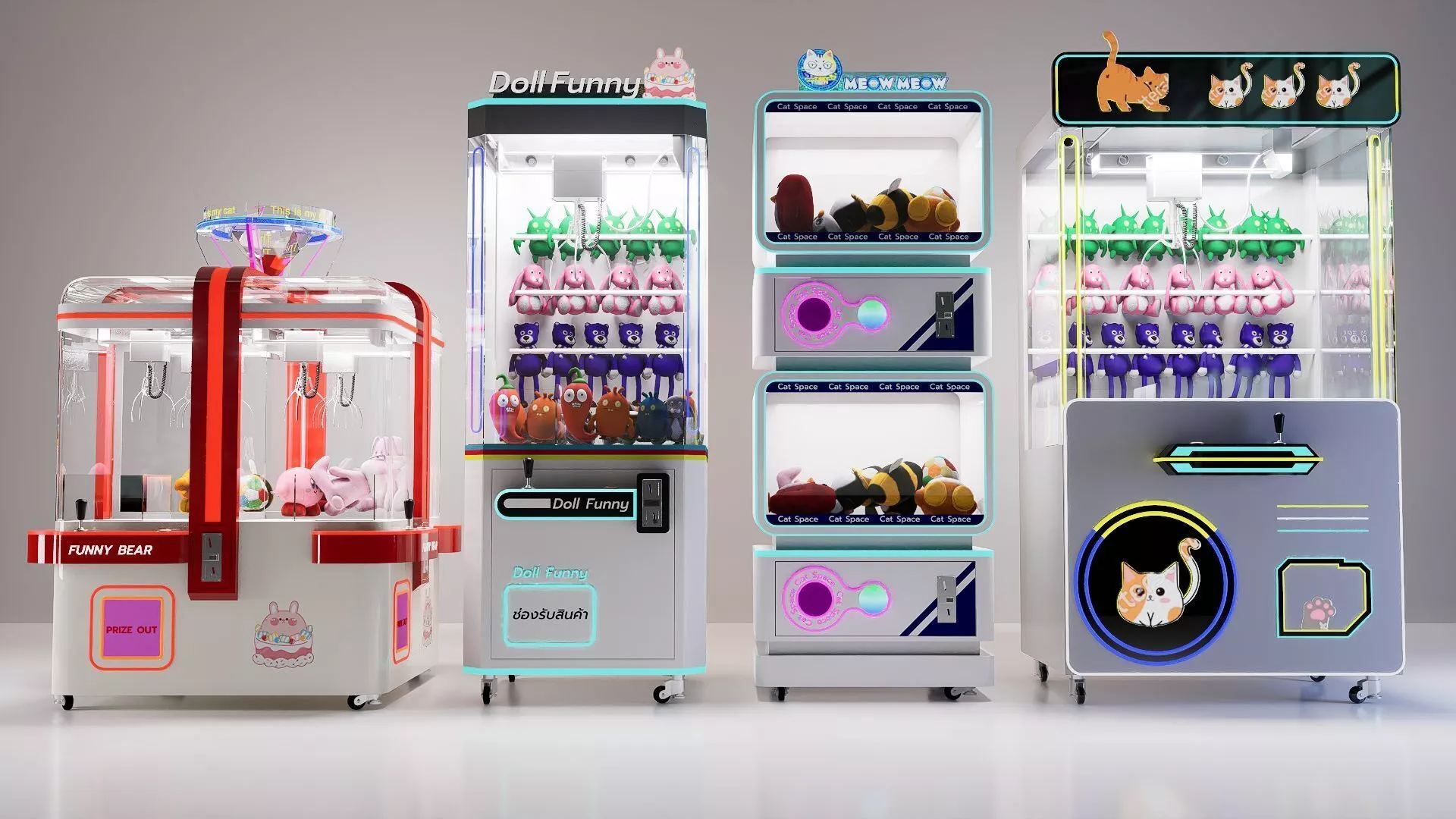 Arcade Claw Machines V1 3D model